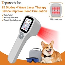4-Wavelength Infrared Laser Therapy Device, Handheld Portable for Pain Relief