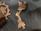 Vintage German Wooden Cuckoo Clock Bird Design For Parts Not Complete — photo 7