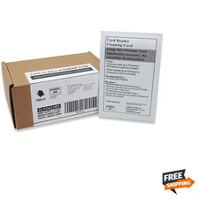 Effortless 50-Pack Dual-Sided Cleaning Cards for All Card Readers - Alcohol-Free