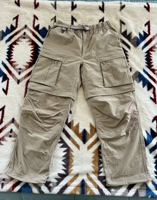 Nike ACG Smith Summit Men s Cargo Pants Khaki/Light Iron Ore Sz Med  FN0428-247