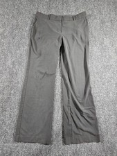 Ann Taylor Womens Dress Pants 36x31.5 Gray Slash Pockets High Rise Career Formal