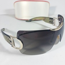 Christian Dior Airspeed 1 AVFMH 105 Green/Silver Shield Y2k Galliano Sunglasses