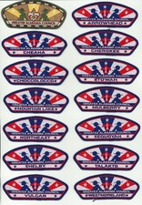 USA BOY SCOUTS OF AMERICA - BSA GREATER ALABAMA SCOUT COUNCIL SHOULDER PATCH 14V