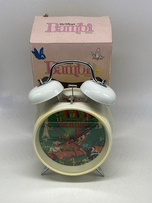 Disney Bambi Wecker Uhr digi-tech in OVP Retro vintage ungeprüft