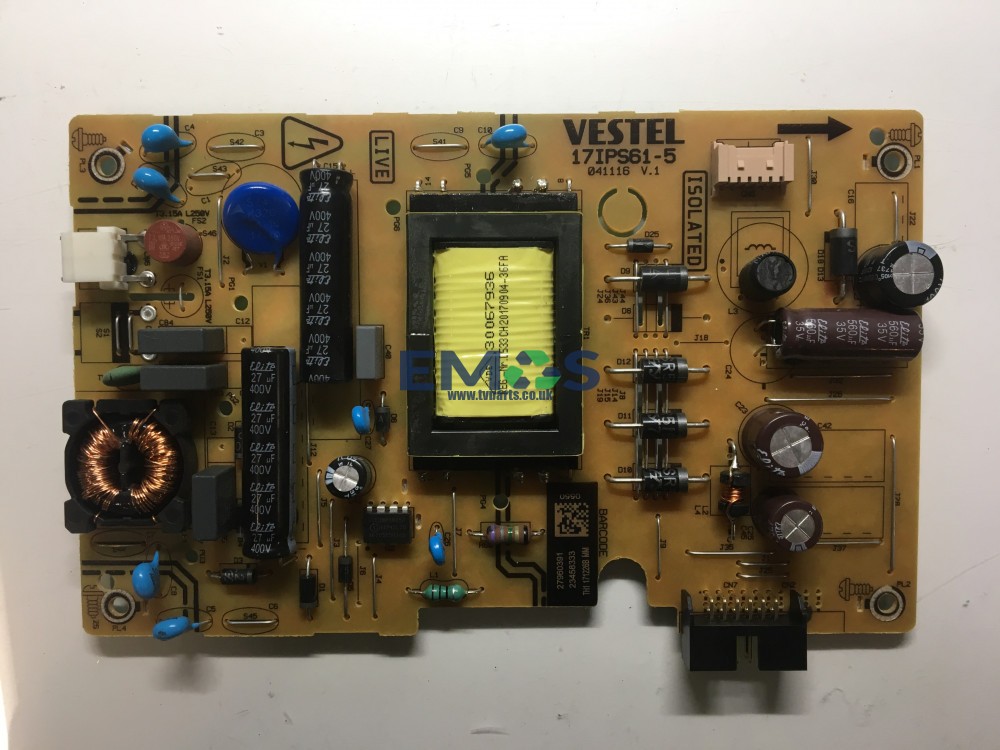 23458333 POWER SUPPLY FOR LUXOR LUX0124001/01 1808 (17IPS61-5)