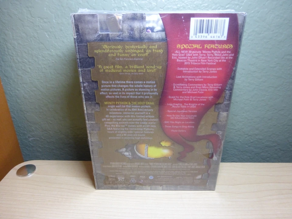 Monty Python and the Holy Grail (Blu-ray, Limited Edition Castle Box Set) New - Image 3 of 4