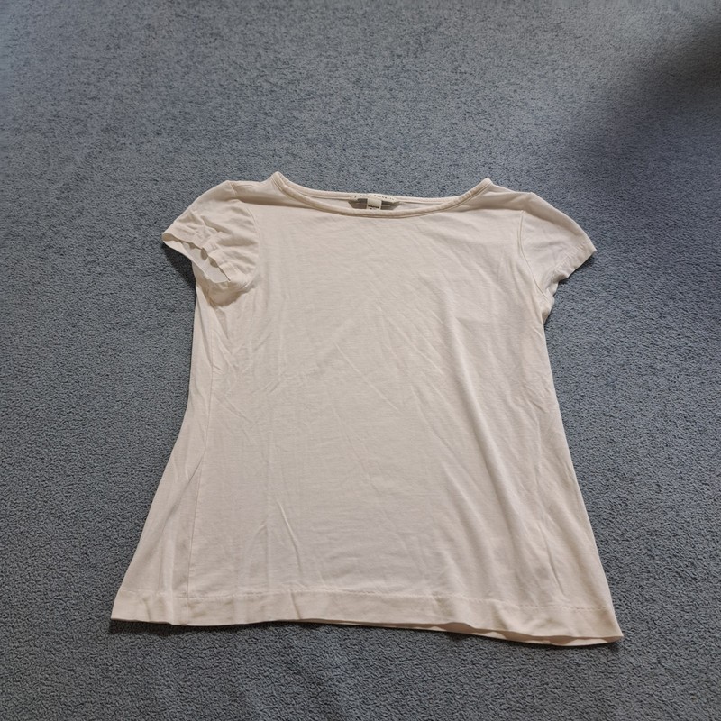 Banana Republic Women's Short Sleeve Shirt Size Small Stretch Casual Round Neck