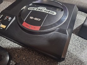 Sega Genesis Model 1 Console Bundle High Def Graphics Sonic Games TESTED WORKING