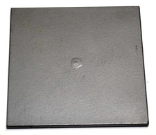 CAST METAL 4X4 LENS BOARD-UNDRILLED-WITH CENTER PILOT