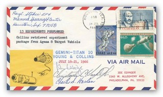 Gemini 10 Houston cover handsigned Chris Kraft John Hodge etc. !!! 12717