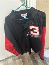 Vintage 1990s Dale Earnhardt Embroidered NASCAR Racing Jacket XL Streetwear