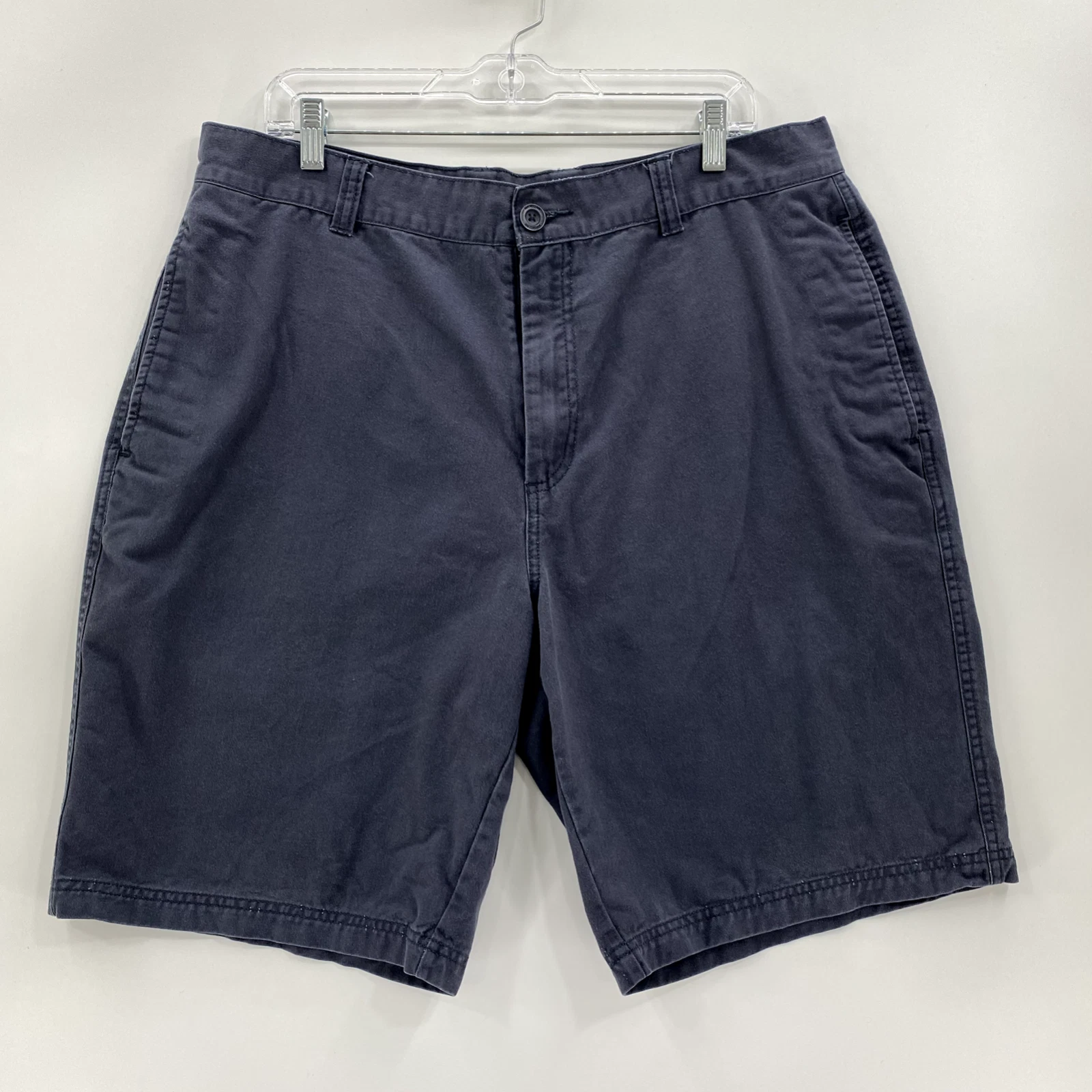 Magellan Men's Chinos Shorts Size 38 Gray Fish Gear Shorts Flat Front Outdoor