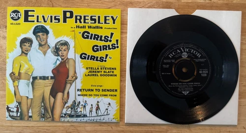 45 7" U.K SP ELVIS PRESLEY RETURN TO SENDER RCA 45-1320