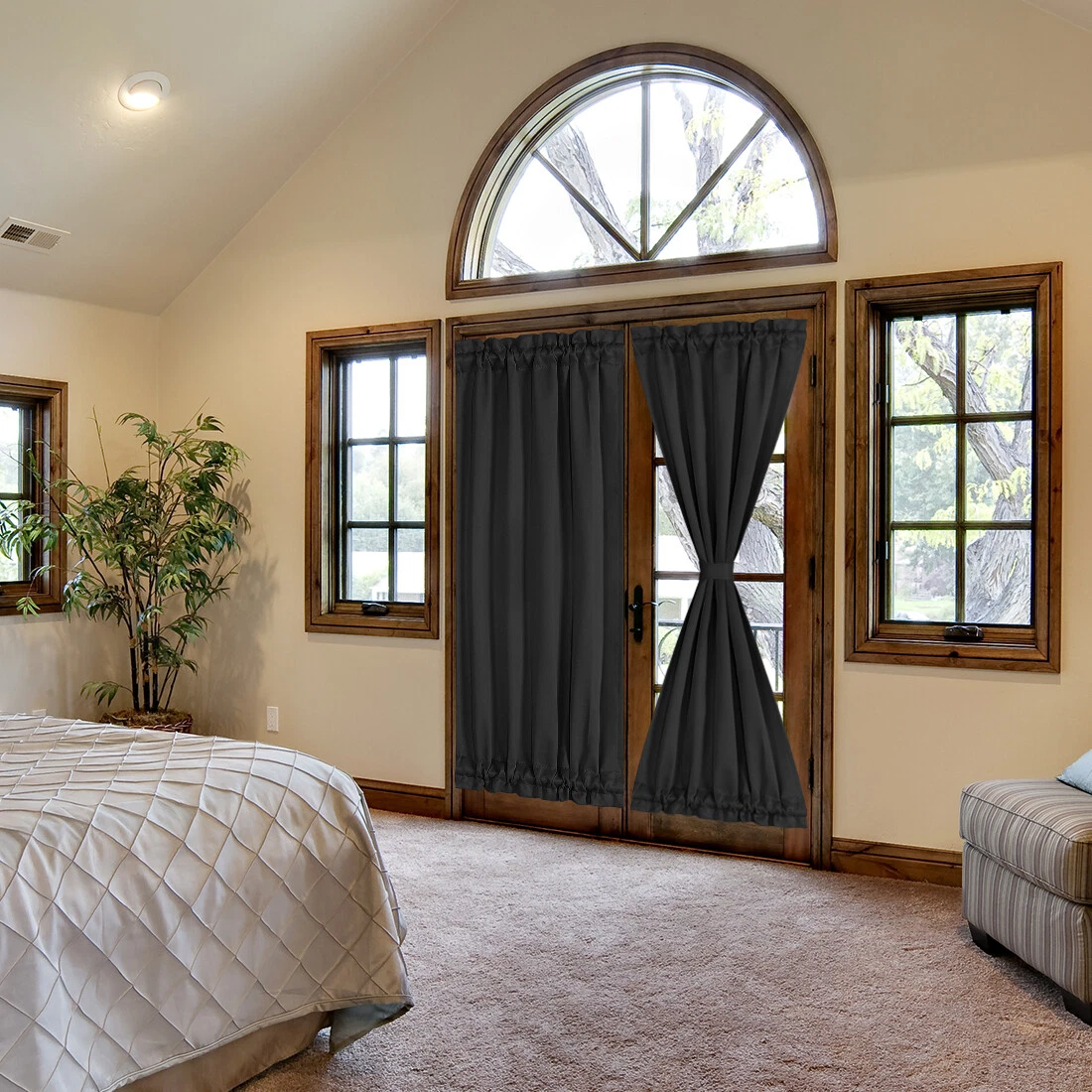 Patio door curtain sale rod