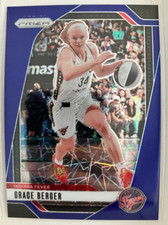 2024 Panini Prizm WNBA #89 Grace Berger  Blue Velocity Prizm Indiana  Fever
