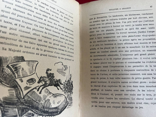 1936 GULLIVER A LILLIPUT - Illustrated French Book - Jonathan Swift - B5 - Picture 7 of 11