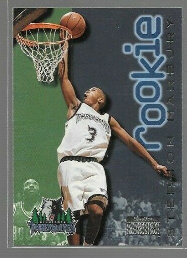 1996-97 Skybox Premium Stephon Marbury Rookie #222 Timberwolves