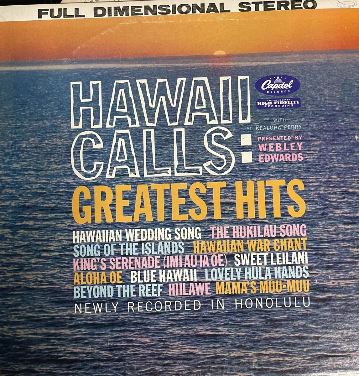 Webley Edwards - More Hawaii Calls: Greatest Hits, Releases