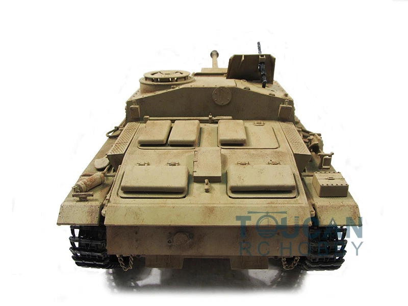 Mato 1/16 Almost 100% Metal Stug III RC Tank KIT Infrared Barrel Recoil Battle  - Image 4 of 4