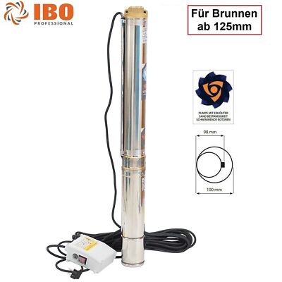 Tiefbrunnenpumpe Bewässerung 7,4-15,3 bar 4800 -15000 L/h Sandverträglich bis 5%