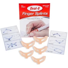 3-Point Products Oval-8 Finger Splints, Support and Protection for Arthritis, Tr