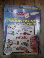 Star Trek 1993 The Next Generation Magic Cling Window Scenes Unopened Box