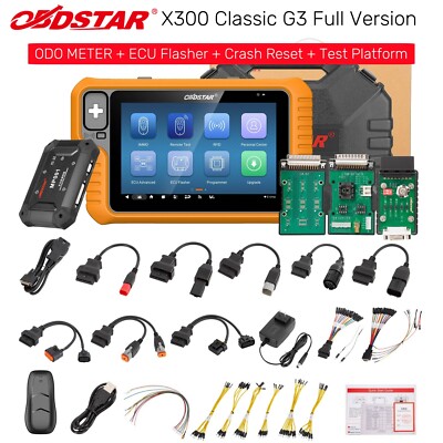 OBDSTAR X300 Classic G3 Programmer Full Version For Car HD Electric Car MOTO Jet Ski