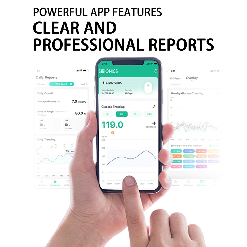Sibionics CGM 24h Dynamische Blutzuckermessung nur für Android-Geräte - Bild 4 von 4