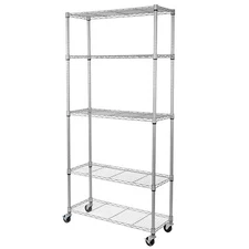Seville Classics Ultradurable 5-Tier NSF Steel Shelving