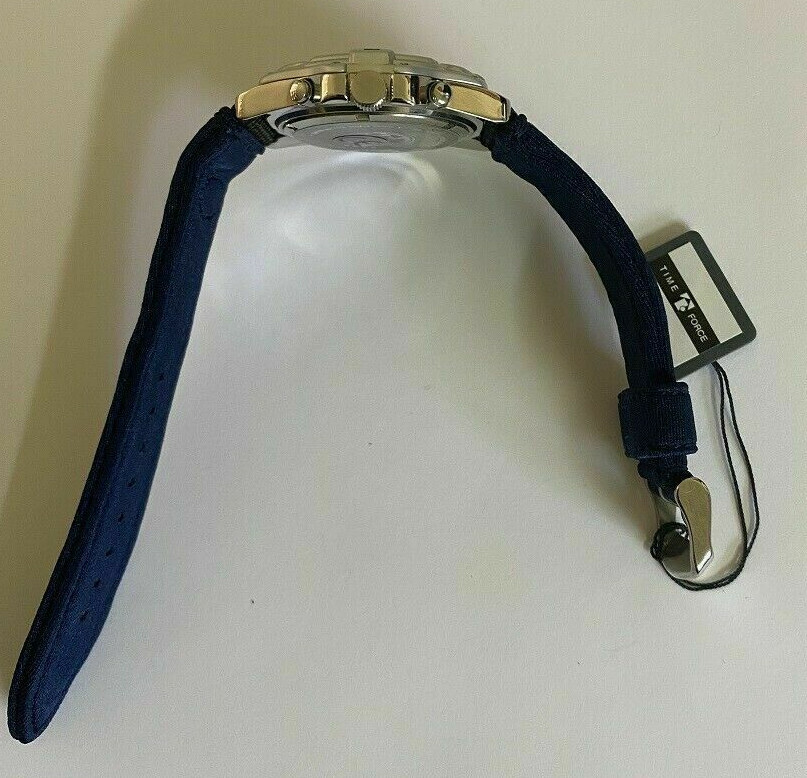 Unisex Time Force 9001 Surf Italian Design CHRONOGRAPH  Watch GRAY DIAL RARE NEW