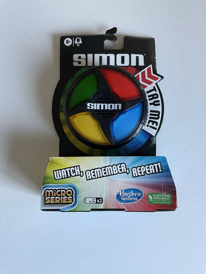 Simon Electronic Game Micro Series New Hasbro Watch Remember Repeat Brand New - Image 2 of 4