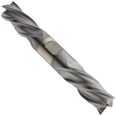 Niagara Cutter N88754 High Speed Steel Square Nose End Mill, LH, Weldon Shank...