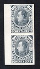 Colombia Bolivar 1879 pair of stamps not issued 80 Ctvs PROOFS RRR MNG