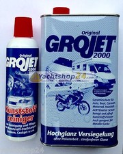 Grojet 2000 Pflegeset L für Auto, Boot / 1L Politur + 250ml Kunststoff Reiniger