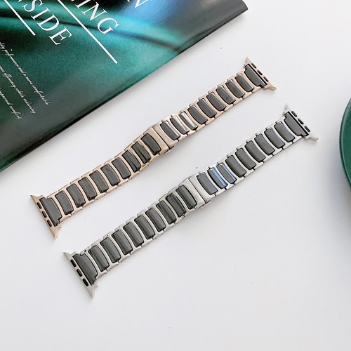 Cinturino in ceramica per Apple Watch per Apple Watch Ultra 49 mm 42/41/45/40/44 mm - Foto 4 di 17