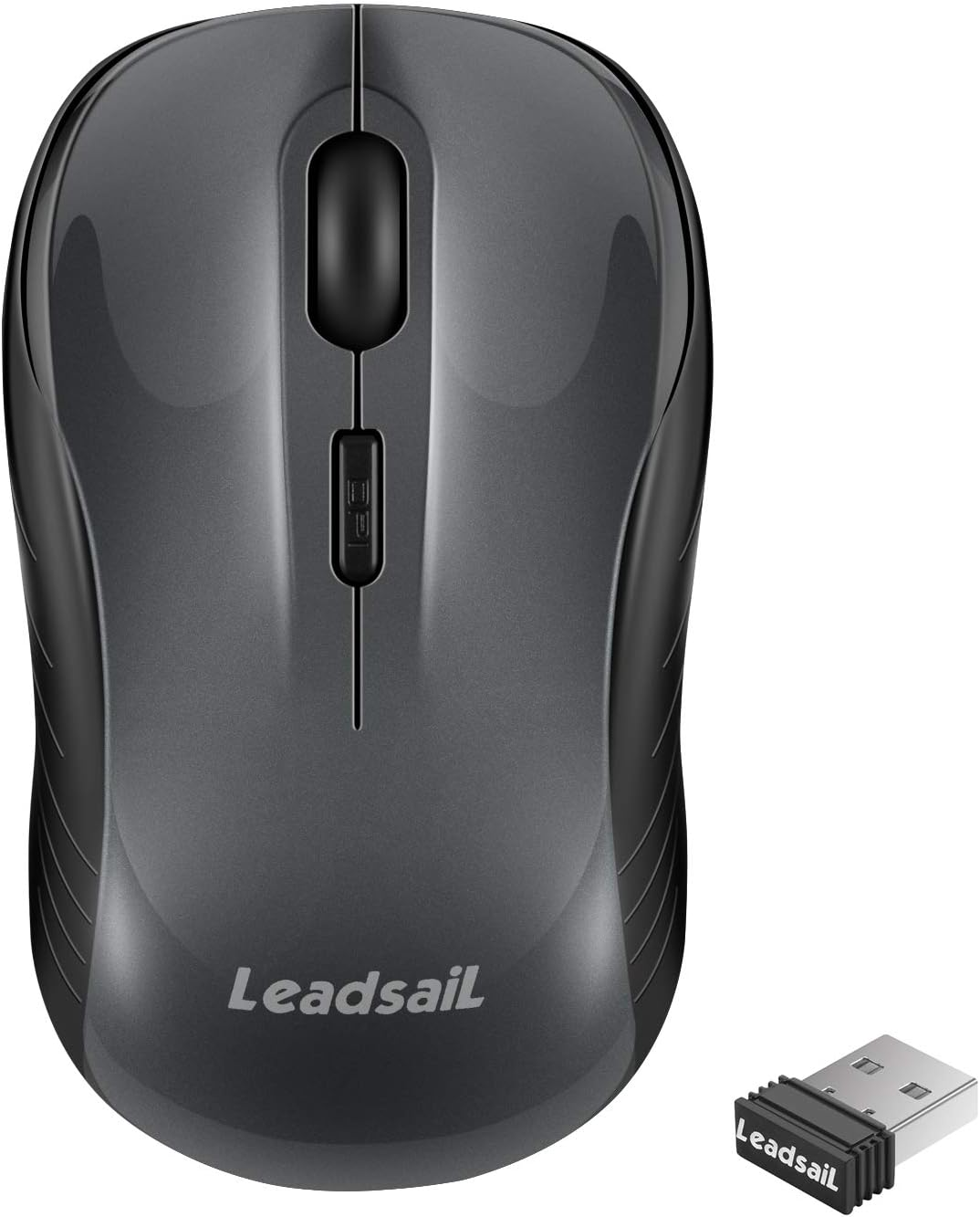 Wireless 2.4Ghz USB Noiseless Compact Mouse with 12-Month Battery Life-image