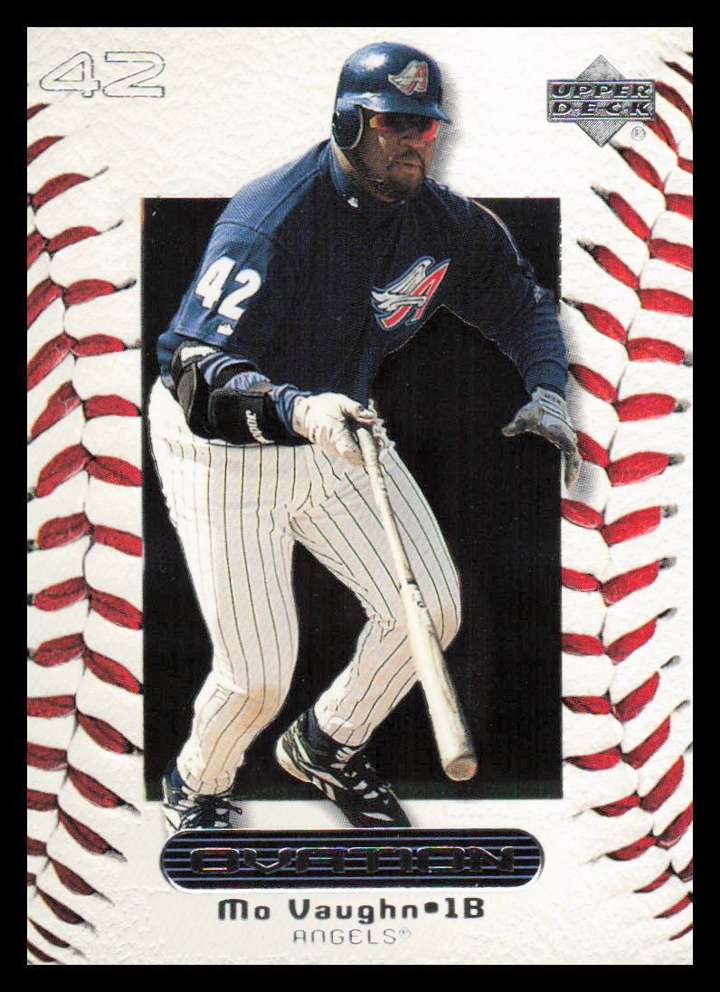 2000 Upper Deck Ovation  #1 Mo Vaughn  Anaheim Angels