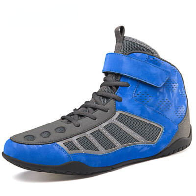 Men'S Boxing Shoes Rubber Outsole Breathable Wrestling Shoes Wrestling  Shoes