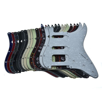 KAISH ST HSS Pickguard 3-Screw Round Corner Humbucking Pickup for American ST