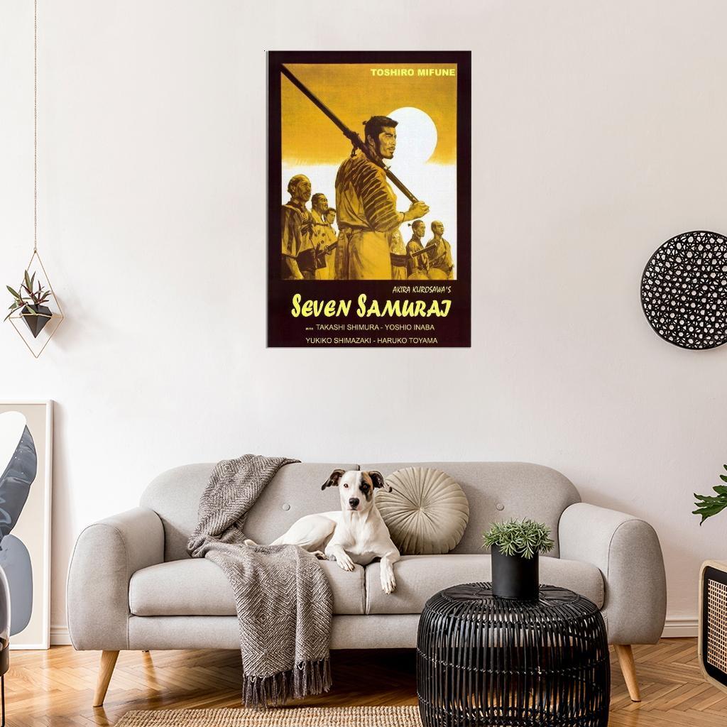 65654 Seven Samurai Toshiro Mifune Takashi Shimura Wall Decor