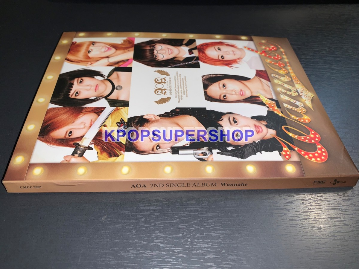 AOA 2nd Single Album Vol 2 Wanna Be CD Water Damage Jimin