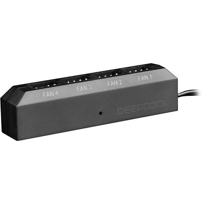 DeepCool Fan Hub FH-04, Lüftersteuerung, schwarz