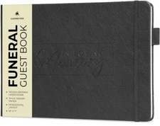 Clever Fox Funeral Guest Book for Memorial Services – in Loving Memory Guest...