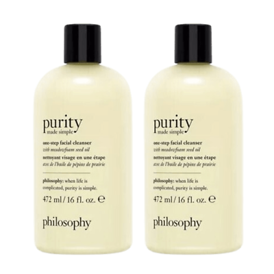 #ad #ad Philosophy Purity Made Simple One Step Facial Cleanser All Skin Type 16Oz 2 Pack $34.95