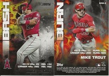 2020 Topps Stadium Club MIKE TROUT Bash and Burn Insert Angels #BAB-2