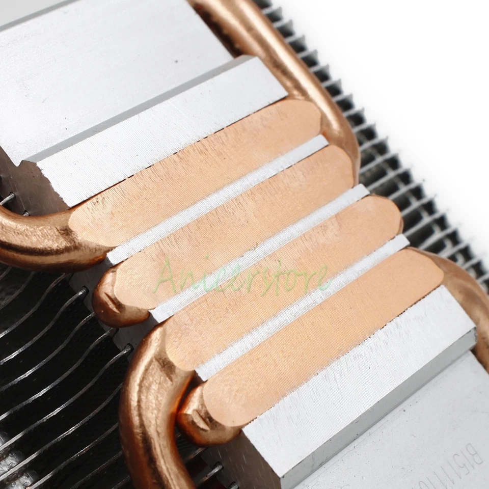 120MM 4Pin Large Fan 4 Copper Heat pipes Radiator Intel AMD Heatsink CPU Cooler - Image 3 of 4