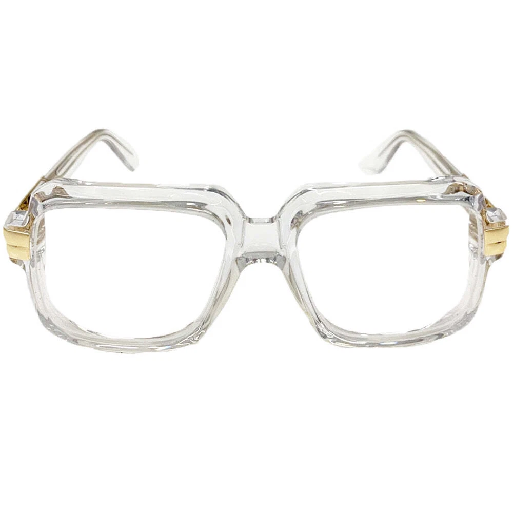 Eyewear Cazal Legends 607 065 56 18 140 Shiny Crystal Gold Plastic New 100%  Auth