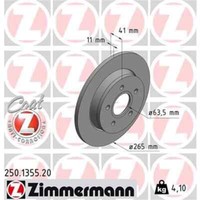2X Zimmermann Bremsscheibe 250.1355.20