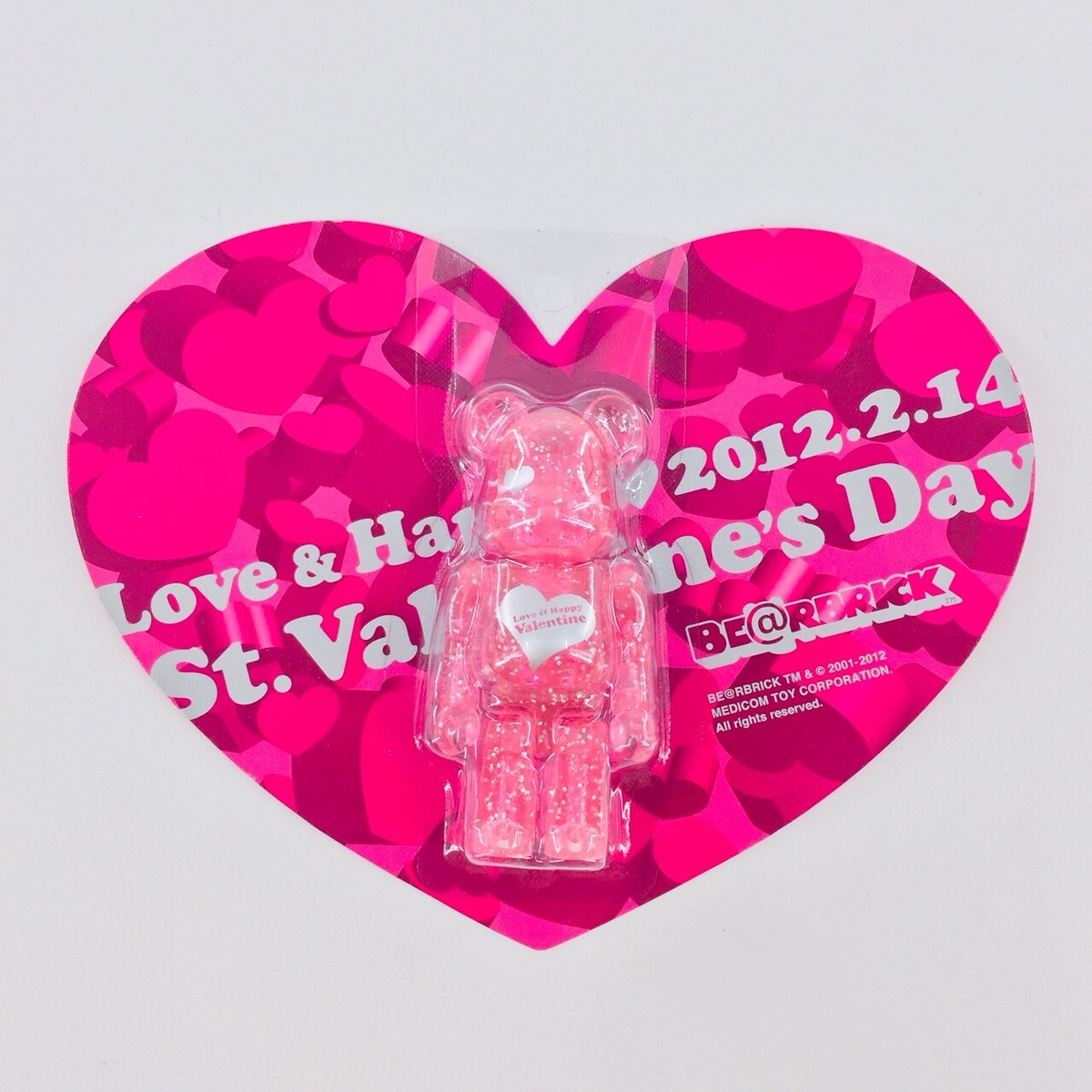 MEDICOM TOY - 2012 Love & Happy Valentine 100%ベア/未開封 MEDICOM BEARBRICK VALENTINE'S DAY 2012 Love & Happy 100% V