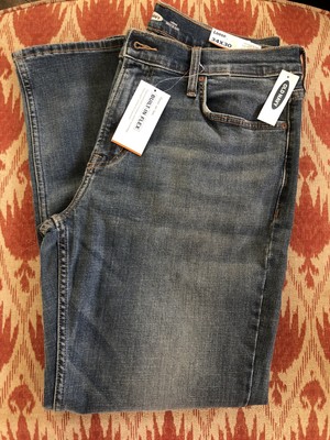old navy loose built in flex jeans